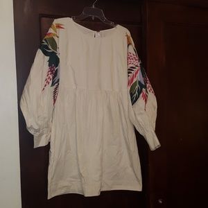 Free People Mini Obsessions Mini Dress white NWT